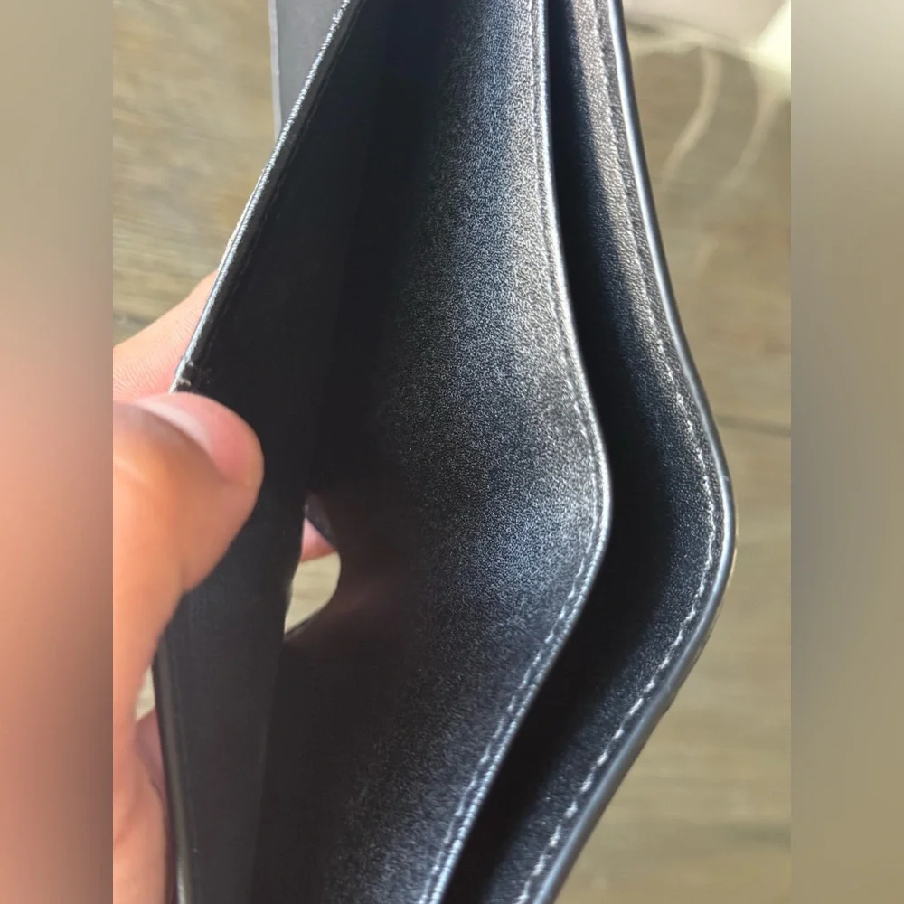 Louis Vuitton Multiple Wallet Black Monogram Shadow Leather M62901 Bifold - Picture 7 of 7